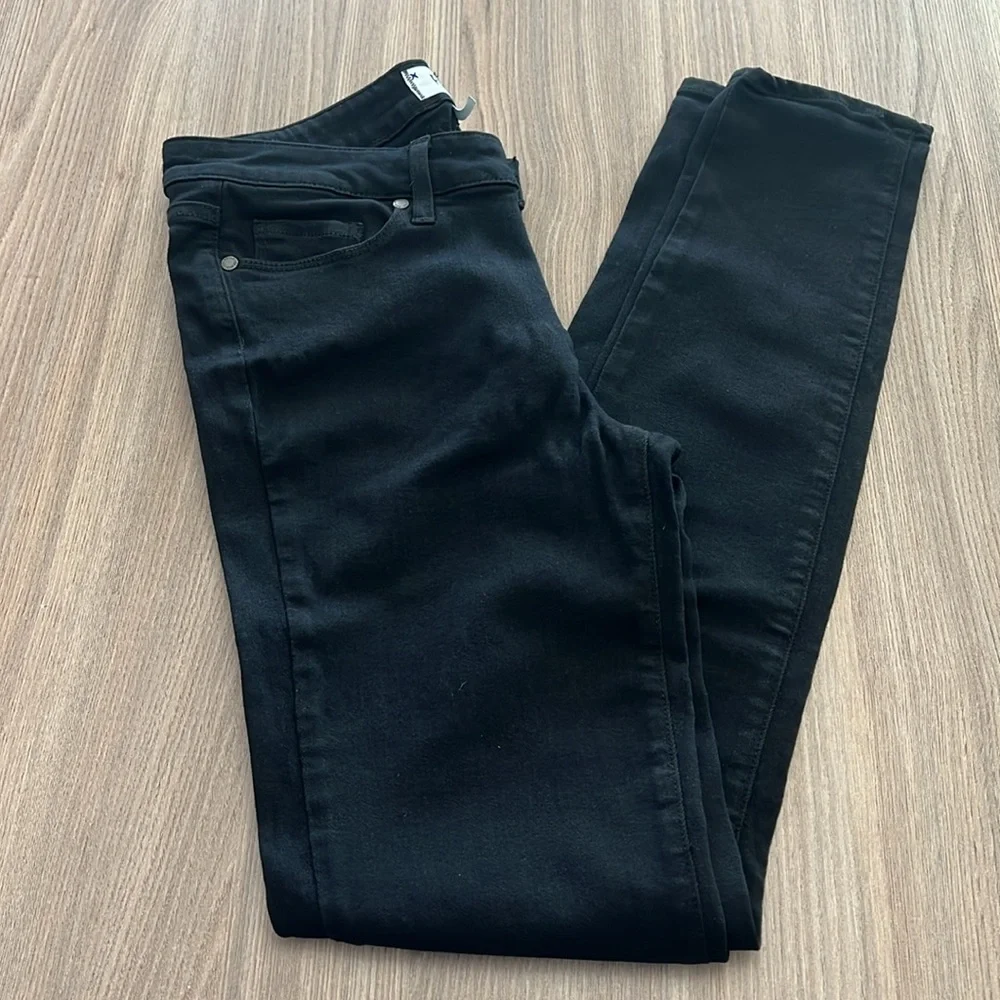 PAIGE Verdugo Ultra Skinny Black Jeans Size 29 - Picture 2 of 8